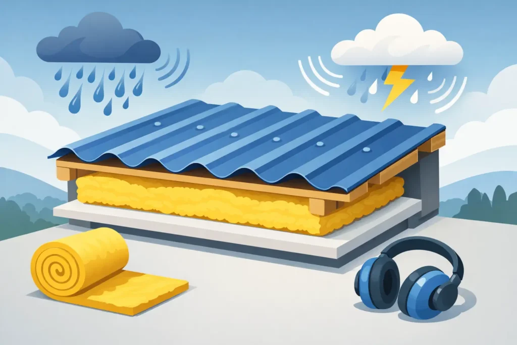 Best Insulation for Metal Roof Noise