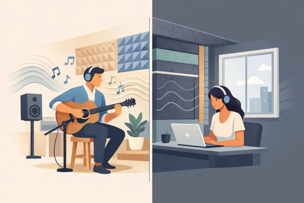 Difference Between Acoustic and Soundproofing