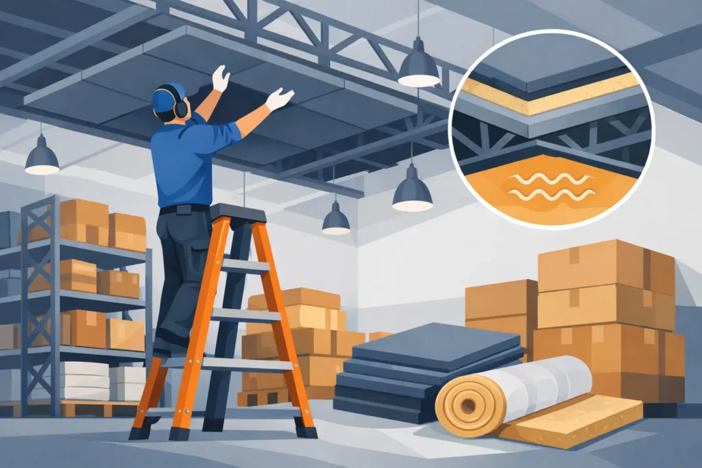 How to Soundproof Warehouse Ceiling Right