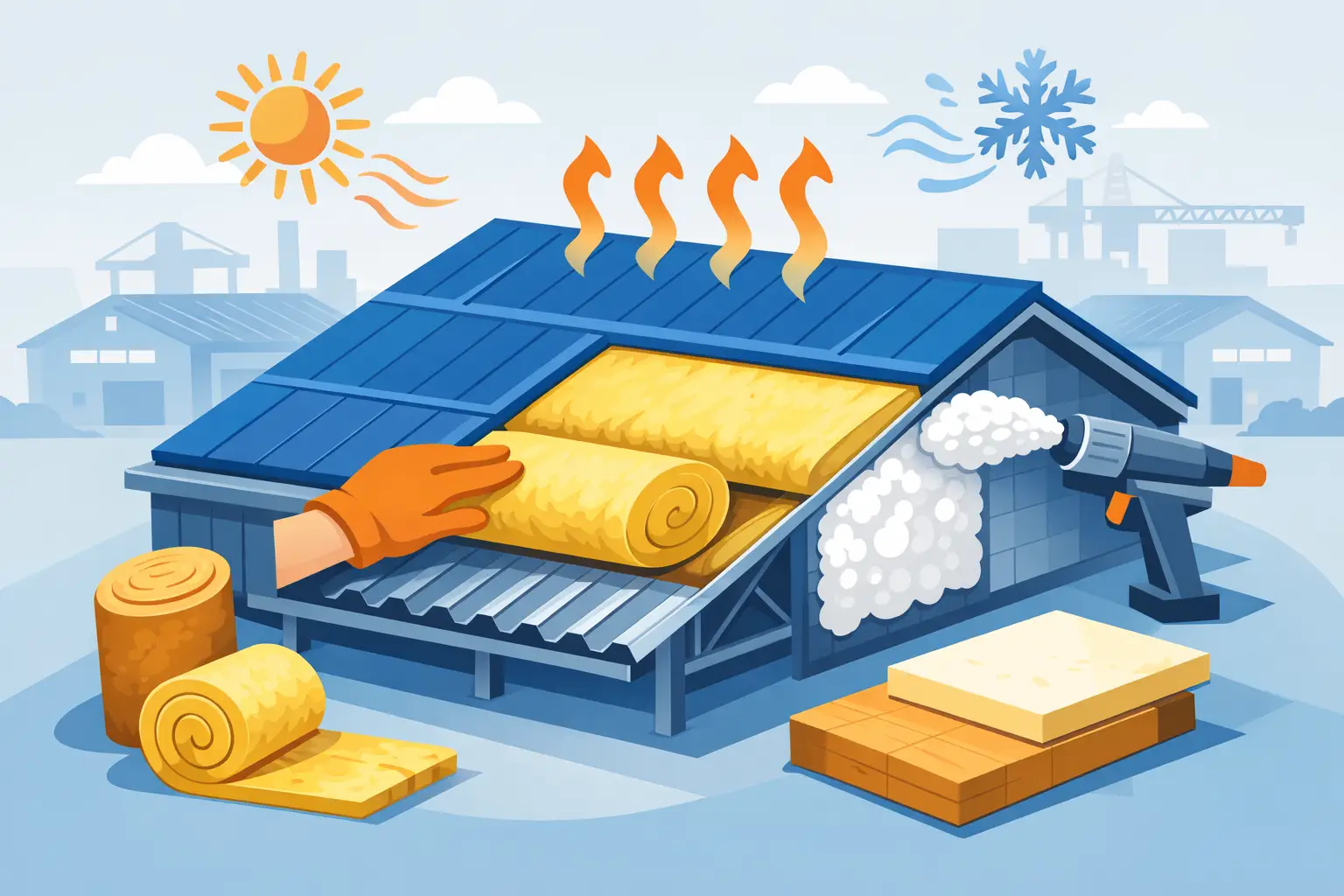 Best Insulation for Warehouse Roofs