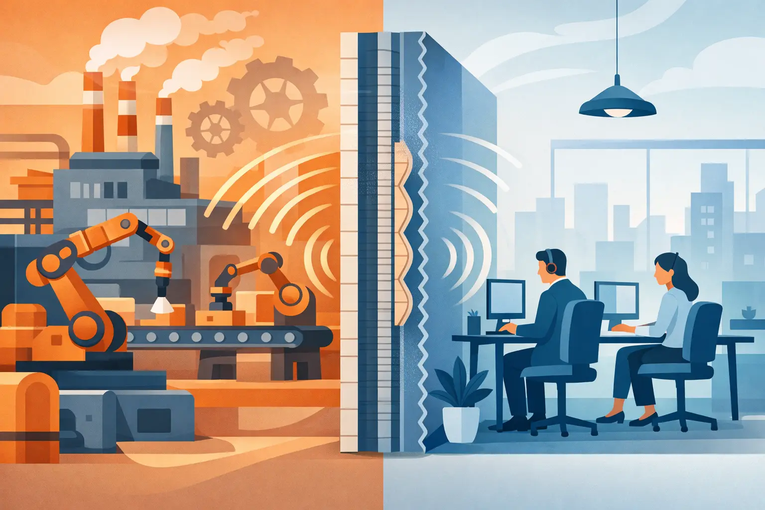 How to Reduce Factory Noise Transfer