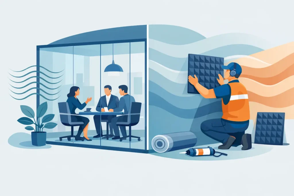 How to Soundproof Office Meeting Rooms