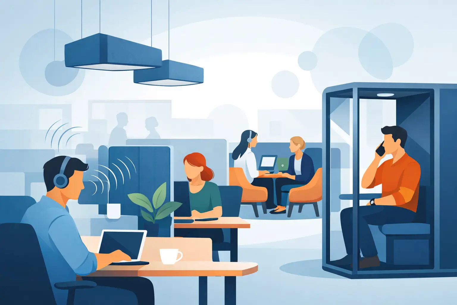 Open Plan Office Noise Solutions That Work