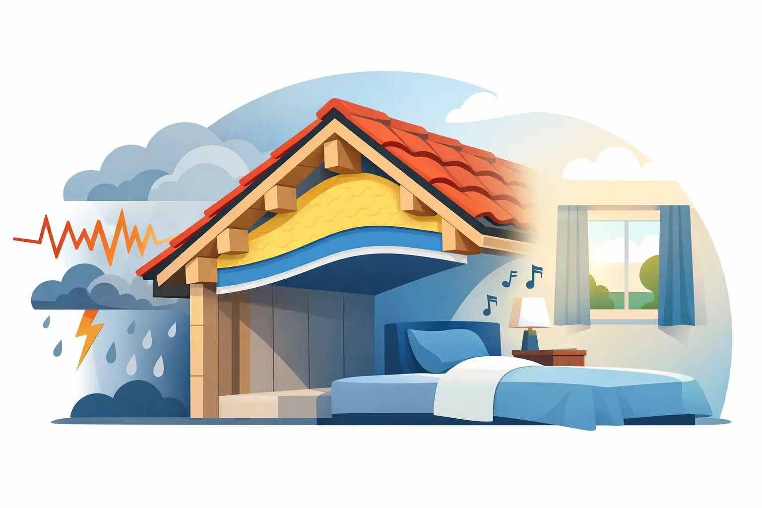 Does Roof Insulation Reduce Noise? What to Expect