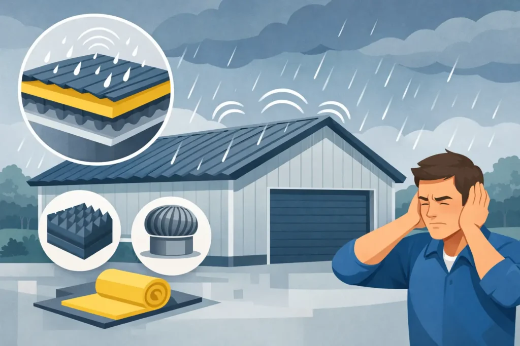 How to Stop Roof Drumming in Metal Buildings