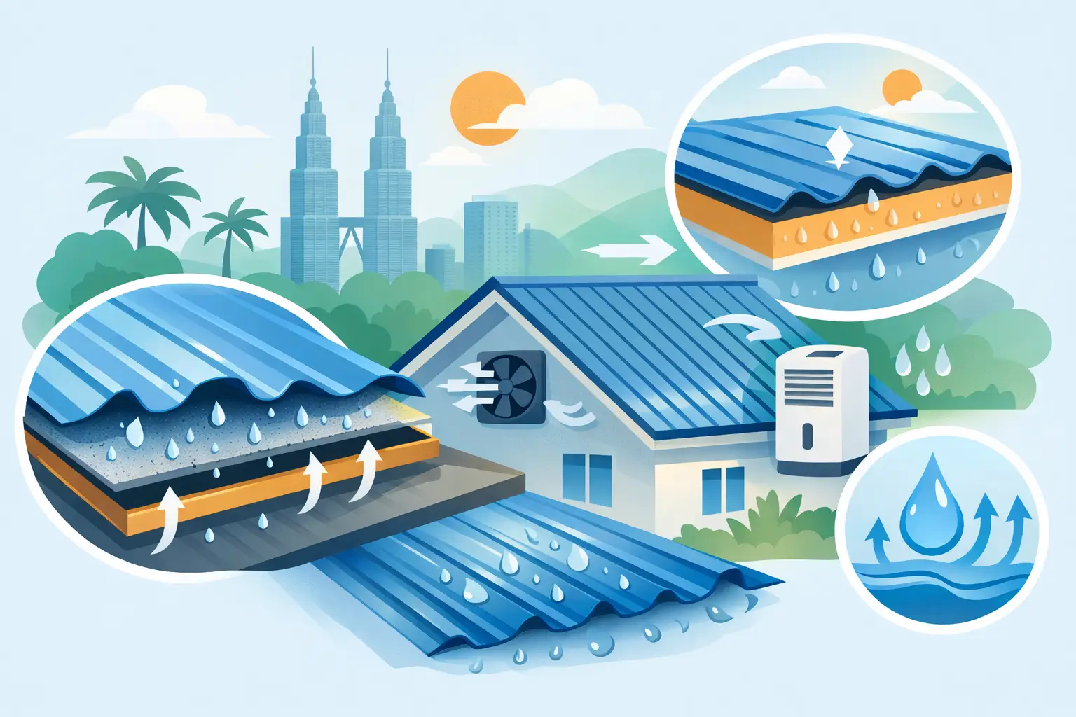 Metal Roof Condensation Solutions Malaysia