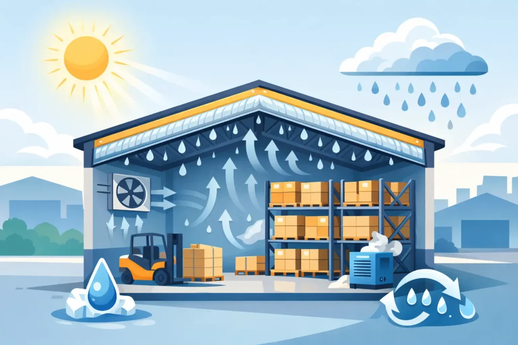 Warehouse Insulation for Condensation Control