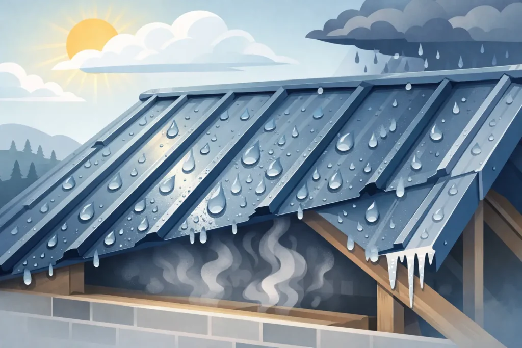 Why Do Metal Roofs Condensate?