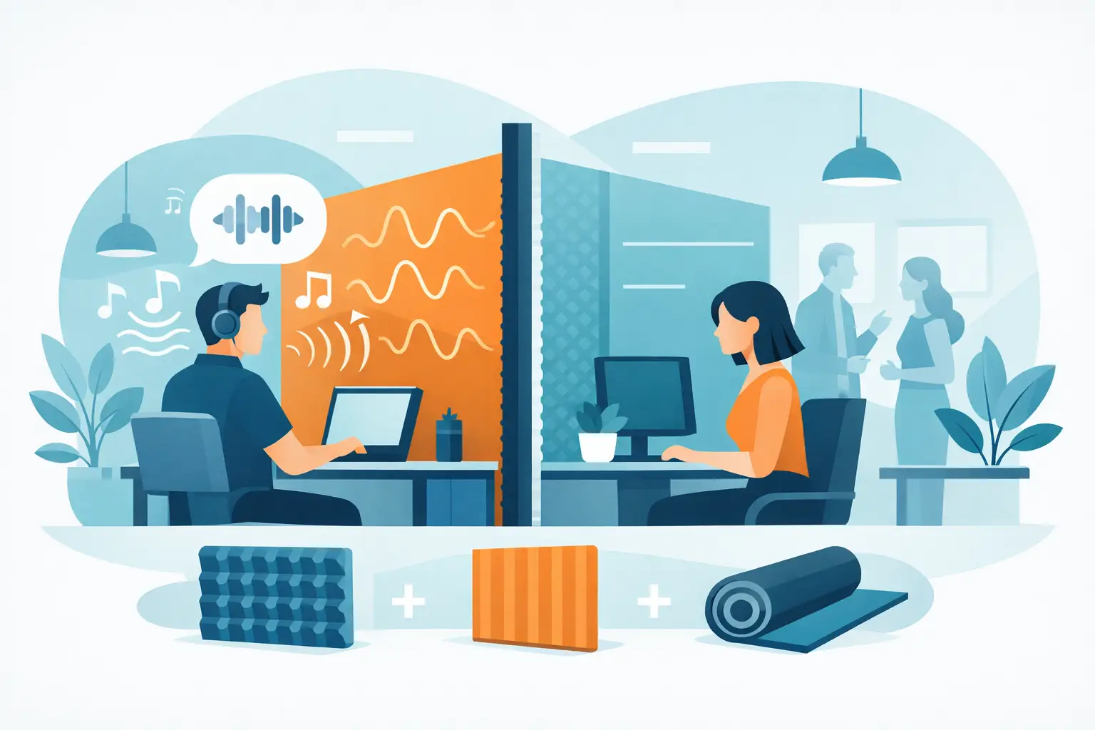 How to Reduce Partition Noise in Commercial Spaces