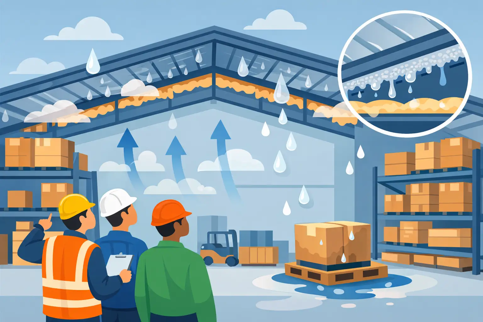 Warehouse Roof Condensation Guide for Facility Teams