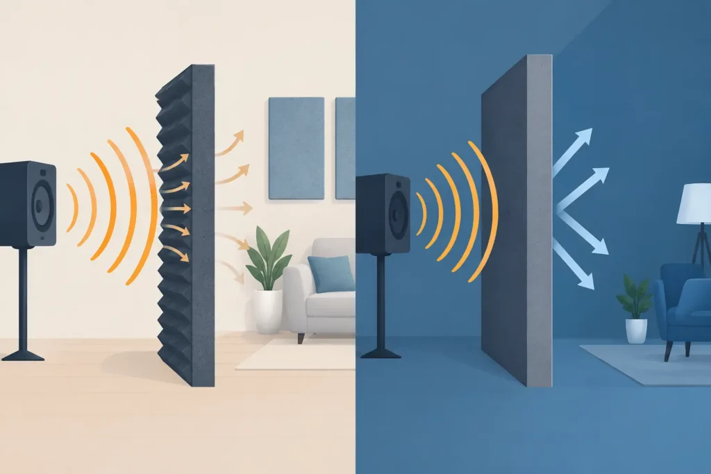 Sound Absorption Versus Blocking Explained