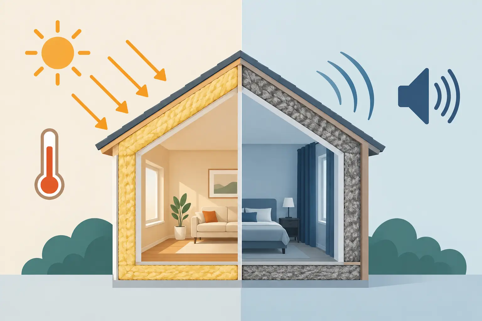 Thermal Versus Acoustic Insulation: What Fits?